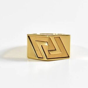 Versace Gold Le Greca Men’s Ring